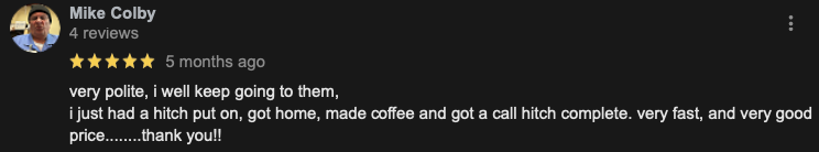 Customer review of Lee's Rent It