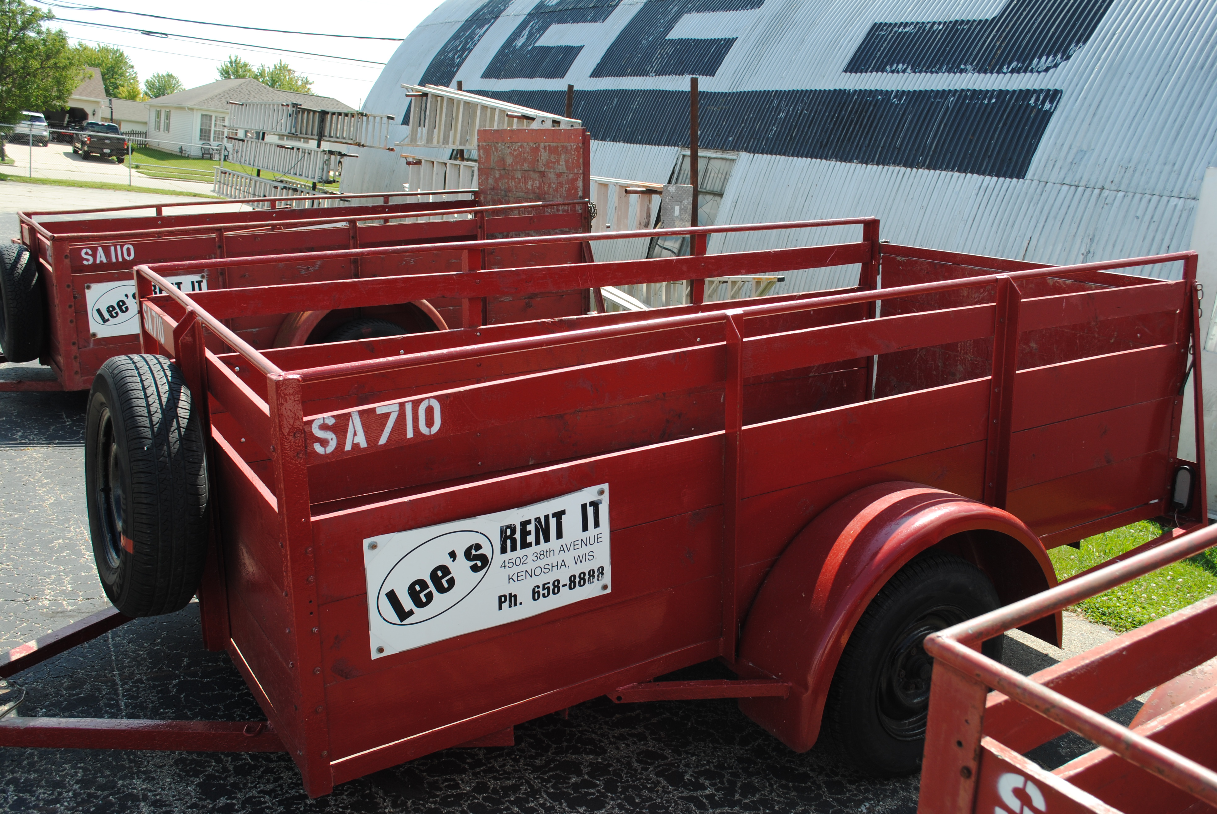 Utility trailers for rent